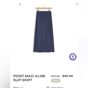Point‎ Women's Navy Maxi Skirt